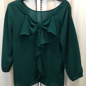 The Limited Teal Green Blouse